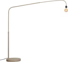 Buiten vloerlamp beige met beige voet IP44 - Arc
