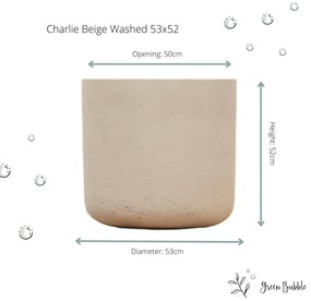 Pot Charlie Beige Washed