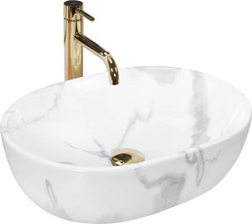 Opzetwastafel REA Amelia Marmo Shiny