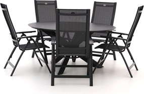 Diningset Hartman | 5 personen | Tuinset sintered stone | 6-delig | Kees Smit Tuinmeubelen