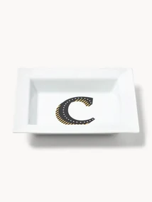 Westwing Collection x MEISSEN, handgemaakte vide-poche initialen met decoratie