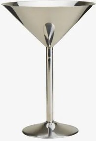 Pack Van 2 Cocktailglazen Van 35 Cl In Roestvrij Staal Zirevia Glanzend Roestvrij Staal - Sklum