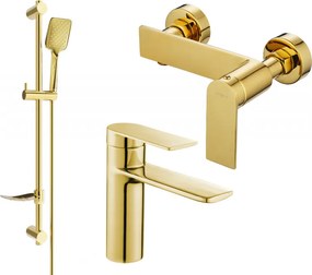 Mexen Zero DF62 doucheset, goud - 71104DF62-50