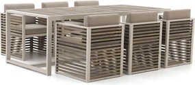 Diningset Bellagio  | 6 personen | Tuinset teakhout | 7-delig | Kees Smit Tuinmeubelen