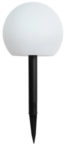 Buitenlamp wit 20 cm incl. LED IP44 solar RGBW - Ludger Modern IP44 Buitenverlichting rond