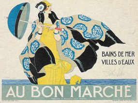 Kunstreproductie Au Bon Marché (Art Nouveau Vintage)