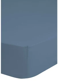HIP Hoeslaken 90x200 cm ijsblauw