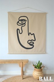 Wandkleed Topeng | Bali Lifestyle