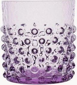 Mondgeblazen tumblers Hobnail, 2-delig