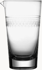 Mondgeblazen kristallen mengglas Ovals