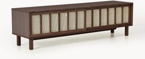 Tv-meubel Echo met rotan voorzijde