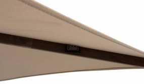 4 Seasons Outdoor Siesta PREMIUM 300 x 300 cm parasol Beach, Wegné frame Parasol   beige weerbestendig