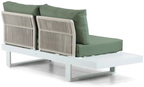 Hoek loungeset 6 personen Aluminium Wit  Lifestyle Garden Furniture Lorenzo