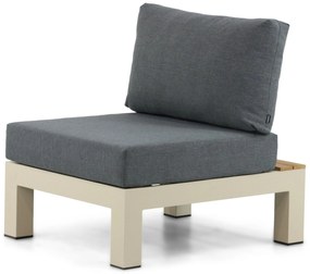 Loungeset 6 personen Aluminium/Teak Taupe Lifestyle Garden Furniture Vittoria