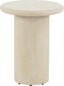 4 Seasons Outdoor Hampton mortex bijzettafel met rond blad Ø 45 cm Loungetafel beige weerbestendig