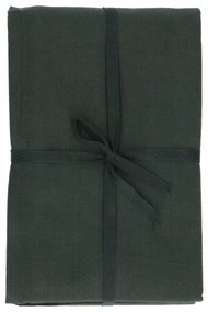 Tafelkleed extra lang, GOTS bio-katoen, donkergroen, 145 x 350 cm