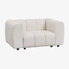 Pack Van 2 Fauteuils In Bouclé Stof Eliot Bouclé Crèmebeige - Sklum