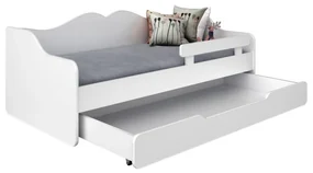 Peuter Wit - Roze Eenpersoonsbed Monaco - Voor kinderen Kinderen Peuter Junior 5059914027035 Children's Beds Home, 140x70, Grote enkele, 6 cm schuimma