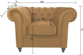 Fauteuil - Giethoorn - Kronos fluweel blauw 9