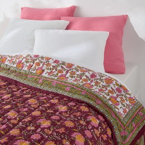 Gewatteerde katoenen sprei met blokprint, Manassi