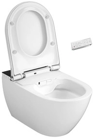 Plazan Genera Ultimate douche wc randloos met softclose zitting zwart