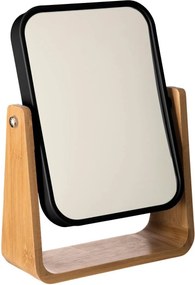 5Five Natureo Make-up en Scheerspiegel - 16 x 6 x 22 cm - Zwart - Draaibaar