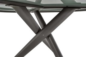 Lesli Living  Ronde Tuintafel - ø120cm - Mojito - Donkergrijs - Keramiek - Lesli Living