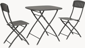Opvouwbare tuinbistro-eetset Yvonne, 3-delig