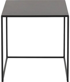 Goossens Bijzettafel Filas, metaal zwart, elegant chic, 40 x 40 x 40 cm