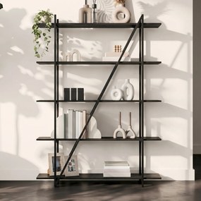 Plankenkast Industrieel Metaal - 140x35x181cm.