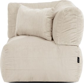 Noa Modulair Hoekelement Corduroy - Stone