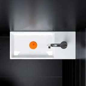 Clou Mini Wash Me siliconen waterstop oranje