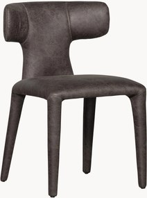 Kunstleren eetkamerstoelen Permit, 2-delig