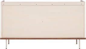 Beige Dressoir Met Ribbels - 150x45x85cm.
