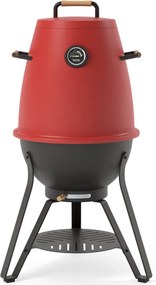 Kandu Cooking 41 houtskoolgrill - Flame Red - Vertical Cooking BBQ - Ø58 x H95 cm