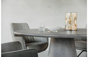 Goossens Eettafel Stone, Rond 150 x 150 cm