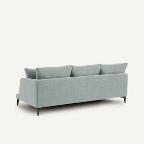 3-zits halve bank van gevlochten polyester, MODERNISTE, ontwerp Emmanuel Gallina