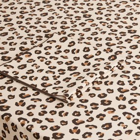 Tafelkleed met luipaardprint, katoen, LEOPOLD