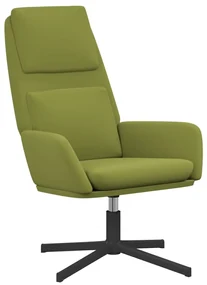 vidaXL Relaxstoel fluweel lichtgroen