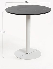 Tafel Firro Rond 70cm Wit