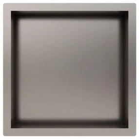 Fortifura Galeria Inbouwnis - 30x30x7cm - Geborsteld RVS PVD (RVS)