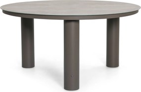 Dining Tuintafel rond 150 cm Taupe Arancia