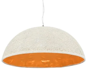 vidaXL Hanglamp E27 Ø70 cm wit en goud
