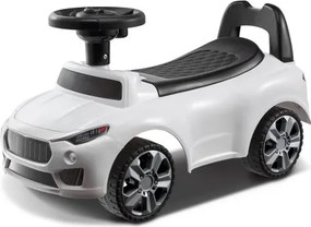 VEVOR Loopauto voor peuters, leeftijd 1-3, Ride Racer, Rijdend speelgoed voor peuters om te zitten en staan, Klassieke Loopauto voor kinderen met muziekstuur en opbergruimte onder de stoel, Rijdend speelgoed voor jongens en meisjes, Wit