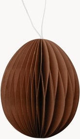 Handgemaakte paasdecoratie hangers Ovoid, 4 stuks, Ø 7 cm