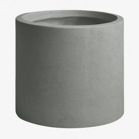 Aurevi Betonnen Bloempot Ø35 Cm & Grijs – Koel - Sklum