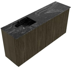 Mondiaz Joya DLux 90cm toiletmeubel shadow met wastafel faye links zonder kraangat lava