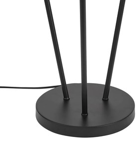 Moderne vloerlamp zwart 3-lichts GU10 35mm - Thomas