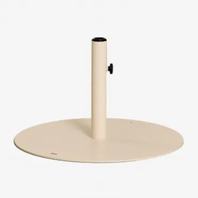 Ronde Parasolvoet Ø60 Cm Van Staal Peuet Tapioca Beige - Sklum