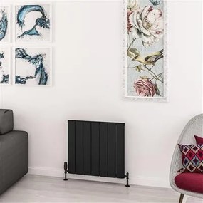 Eastbrook Withington radiator 65x60cm aluminium 697W zwart mat